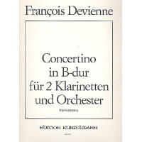 Concertino B-Dur für 2 Klarinetten und Orchester