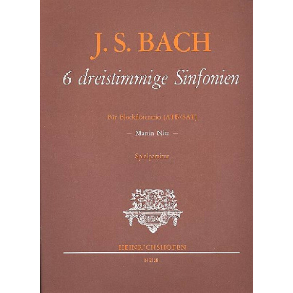 6 dreistimmige Sinfonien für