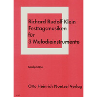 Festtagsmusiken für 3 Melodie-