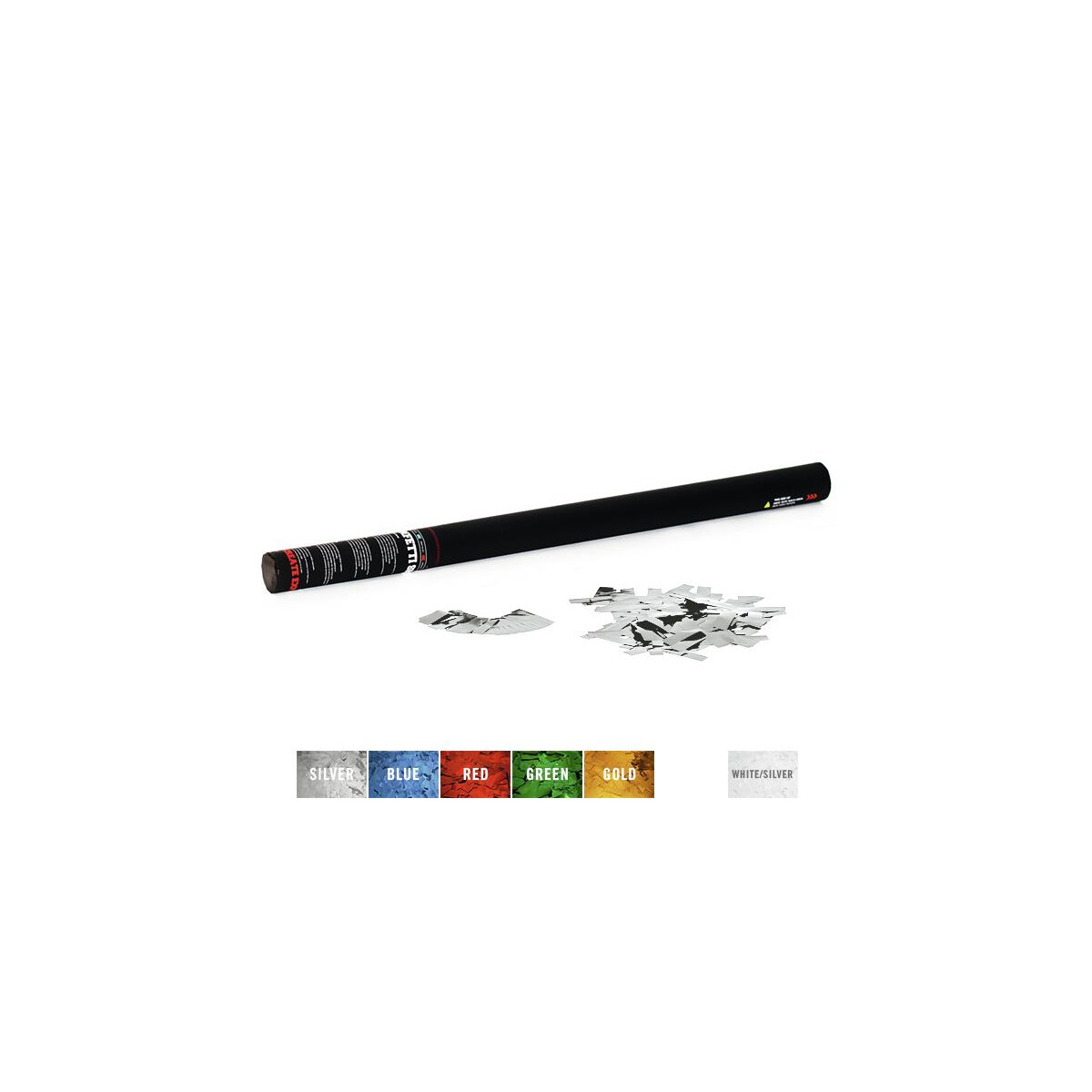 TCM Fx confetti shooter 80cm, silver
