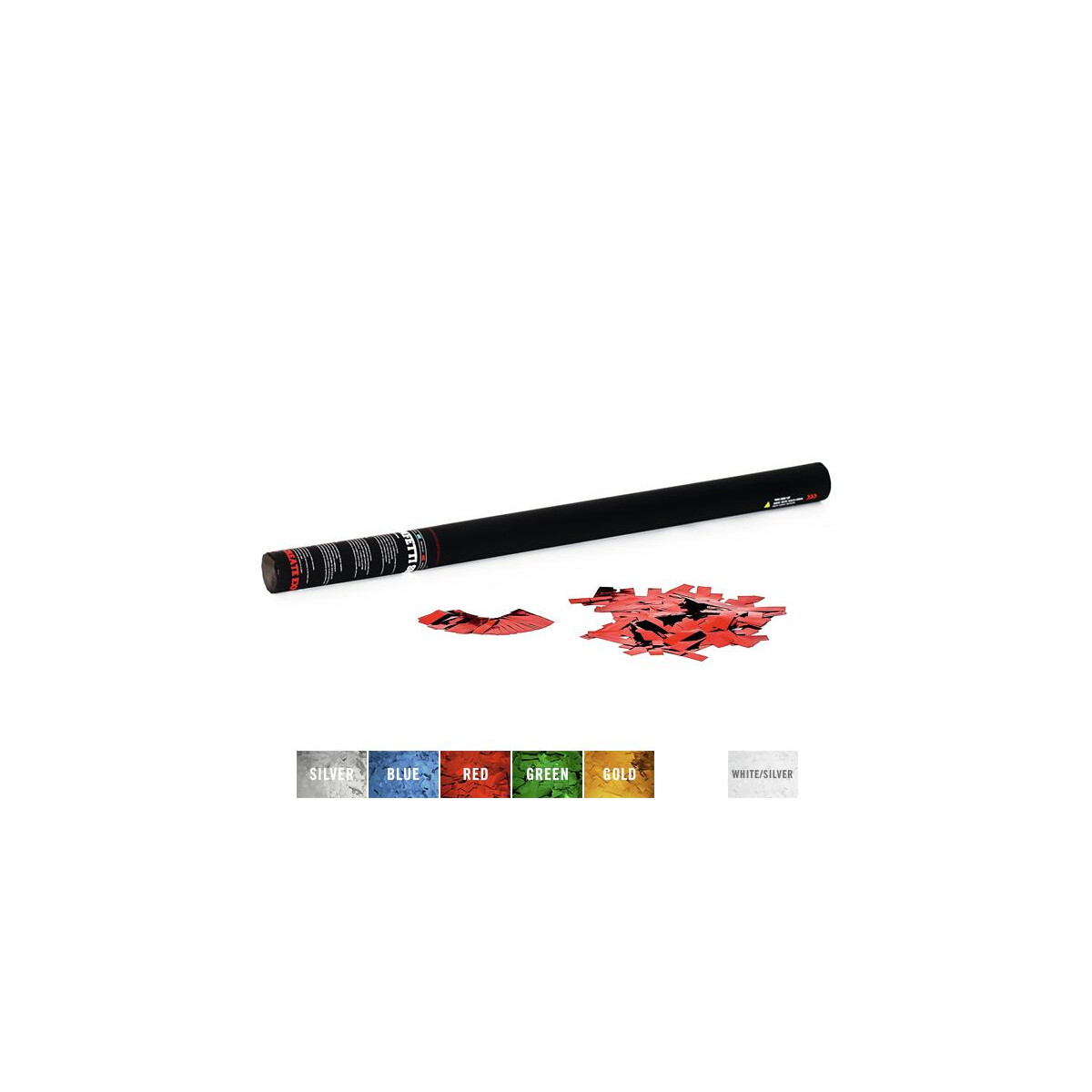 TCM Fx confetti shooter 80cm, red metallic