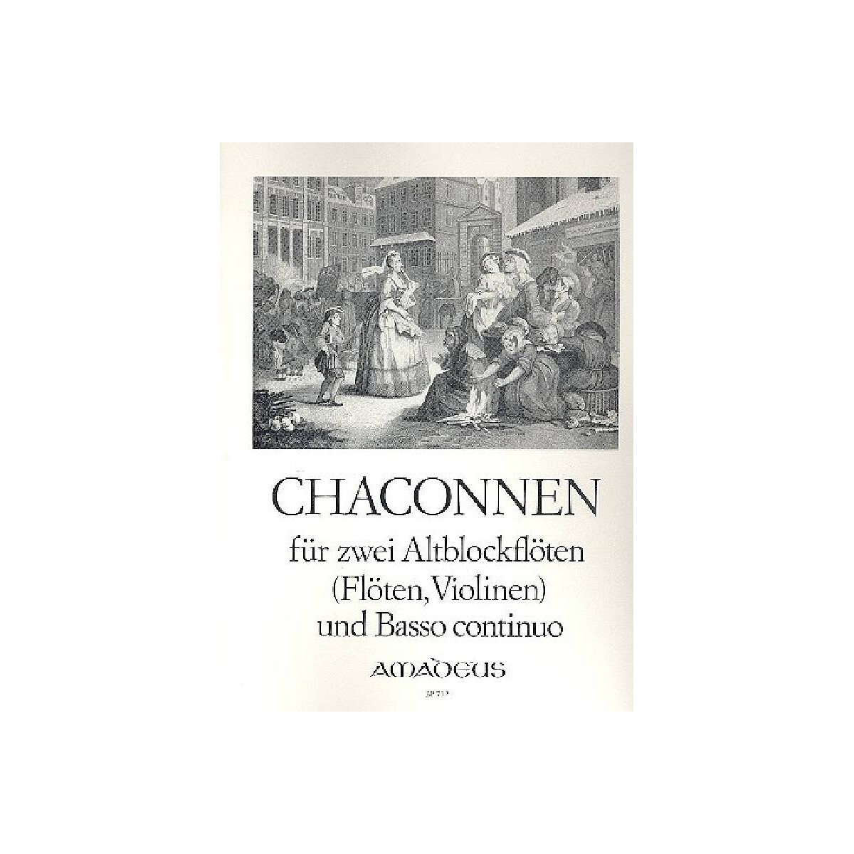 Chaconnen für 2 Altblockflöten box