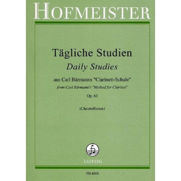 Tägliche Studien aus Carl Bärmanns Clarinett-Schule op.63