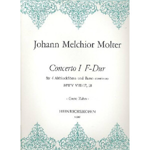 Concerto  F-Dur Nr.1 MWVVIII/17,18 für