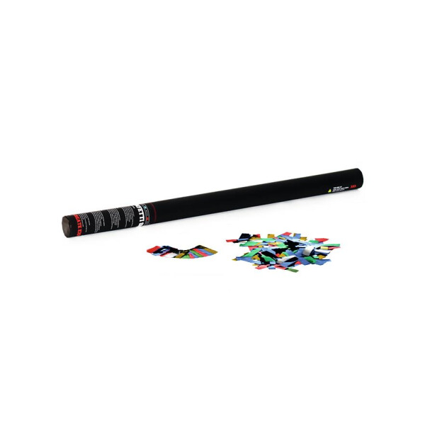 TCM Fx confetti shooter 80cm, multicolored metallic