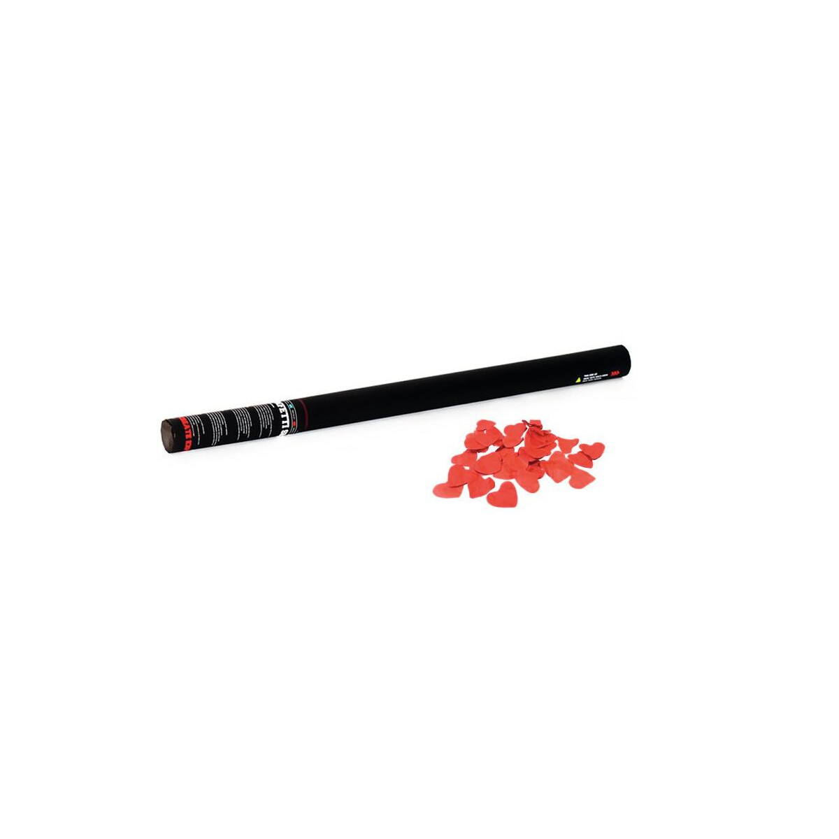 TCM Fx confetti shooter 80cm, red hearts