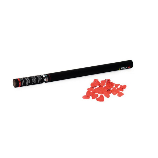 TCM Fx confetti shooter 80cm, red hearts