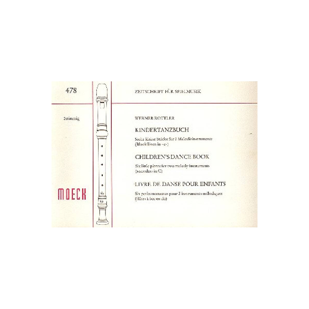 Kindertanzbuch 6 kleine Stücke box