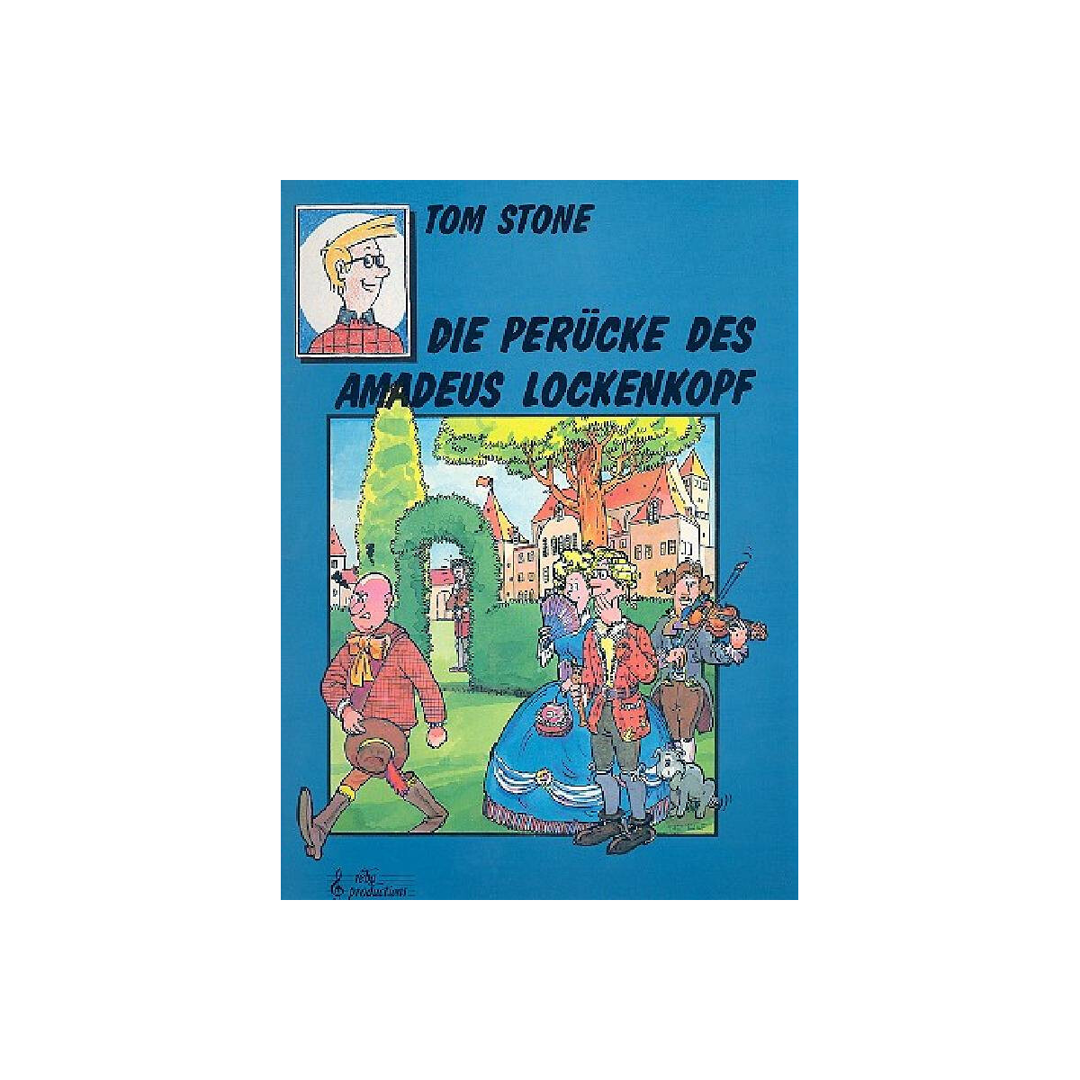 Die Perücke des Amadeus Lockenkopf box