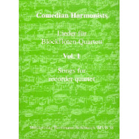 Lieder für Blockflötenquarett vol.1