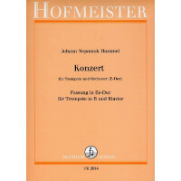Konzert E-Dur für Trompete und Orchester .
