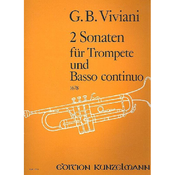 2 Sonaten für Trompete und Bc