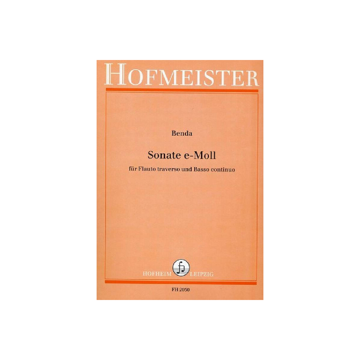 Sonate e-Moll für Flöte und Bc box
