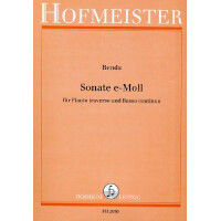 Sonate e-Moll für Flöte und Bc