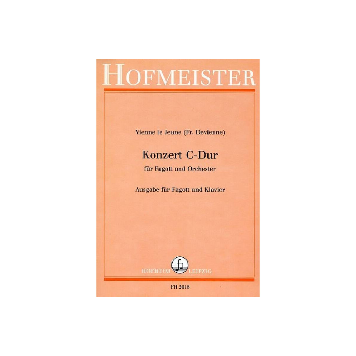 Konzert C-Dur f&uuml;r Fagott und Orchester