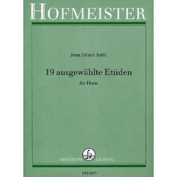 19 ausgewählte Etüden für Horn