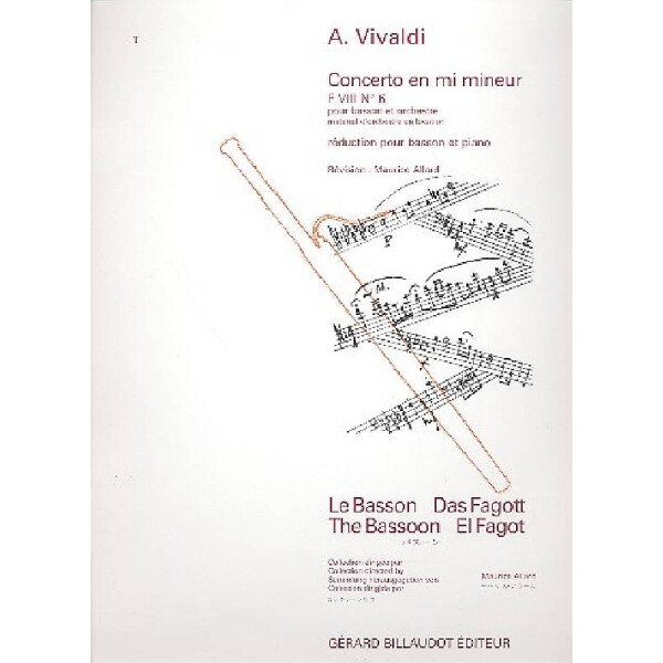 Concerto mi mineur F.VIII No.6