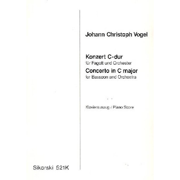 Konzert C-Dur für Fagott und