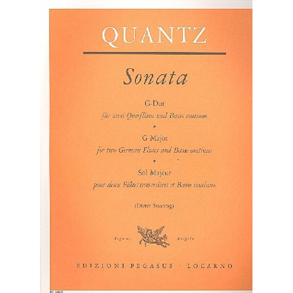 Sonate G-Dur für 2 Flöten und Bc