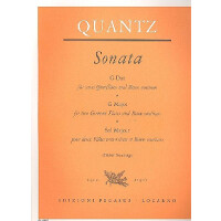 Sonate G-Dur für 2 Flöten und Bc