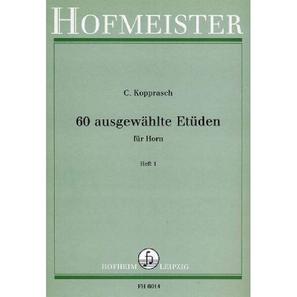 60 ausgewählte Etüden Band 1 (Nr.1-34)