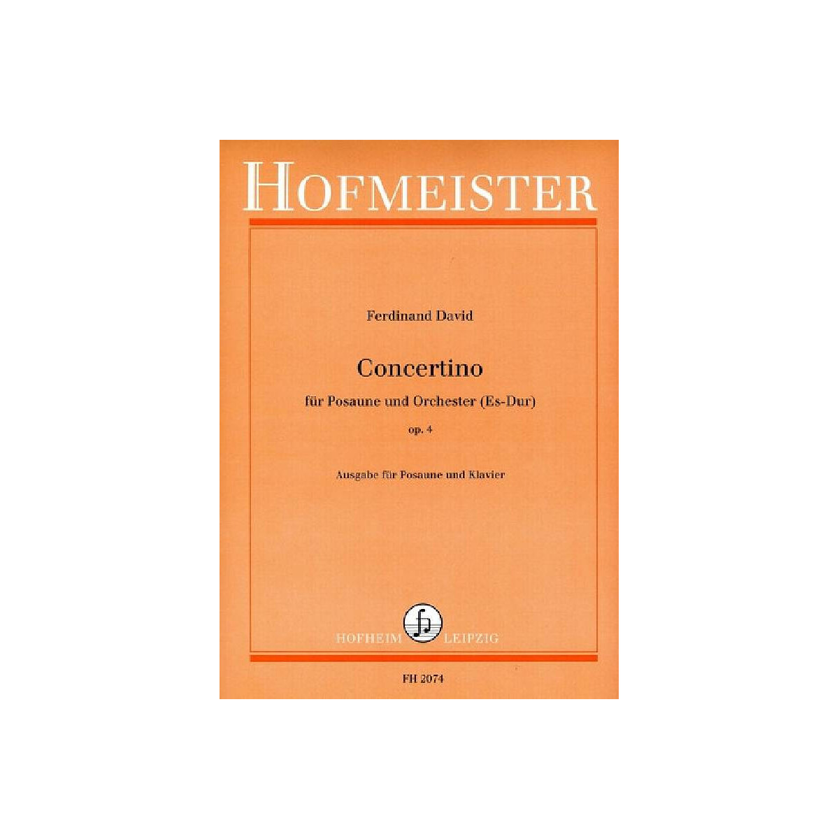 Concertino Es-Dur op.4 f&uuml;r Posaune und Orchester