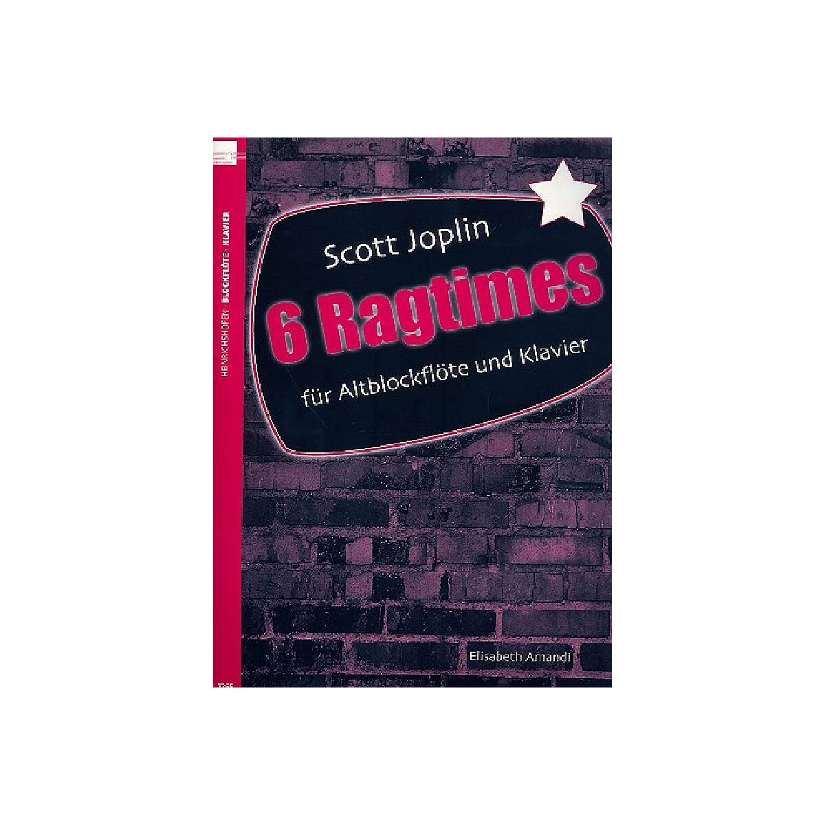 6 Ragtimes für Altblockflöte box
