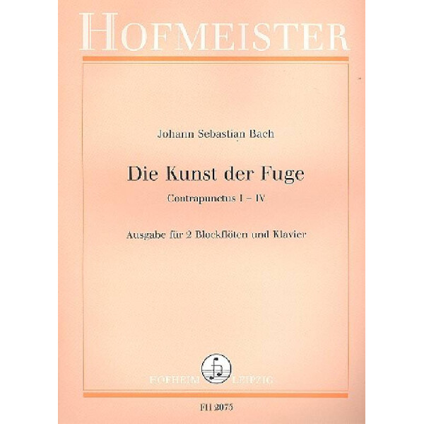 Die Kunst der Fuge - Contrapunctus 1-4