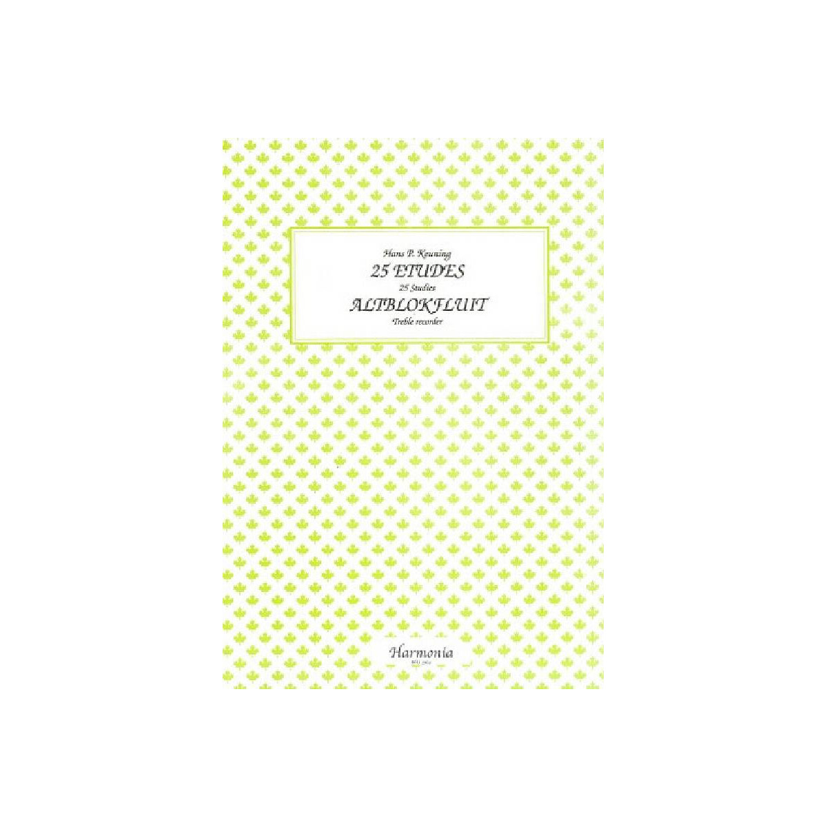 25 etudes for altblokfluit box