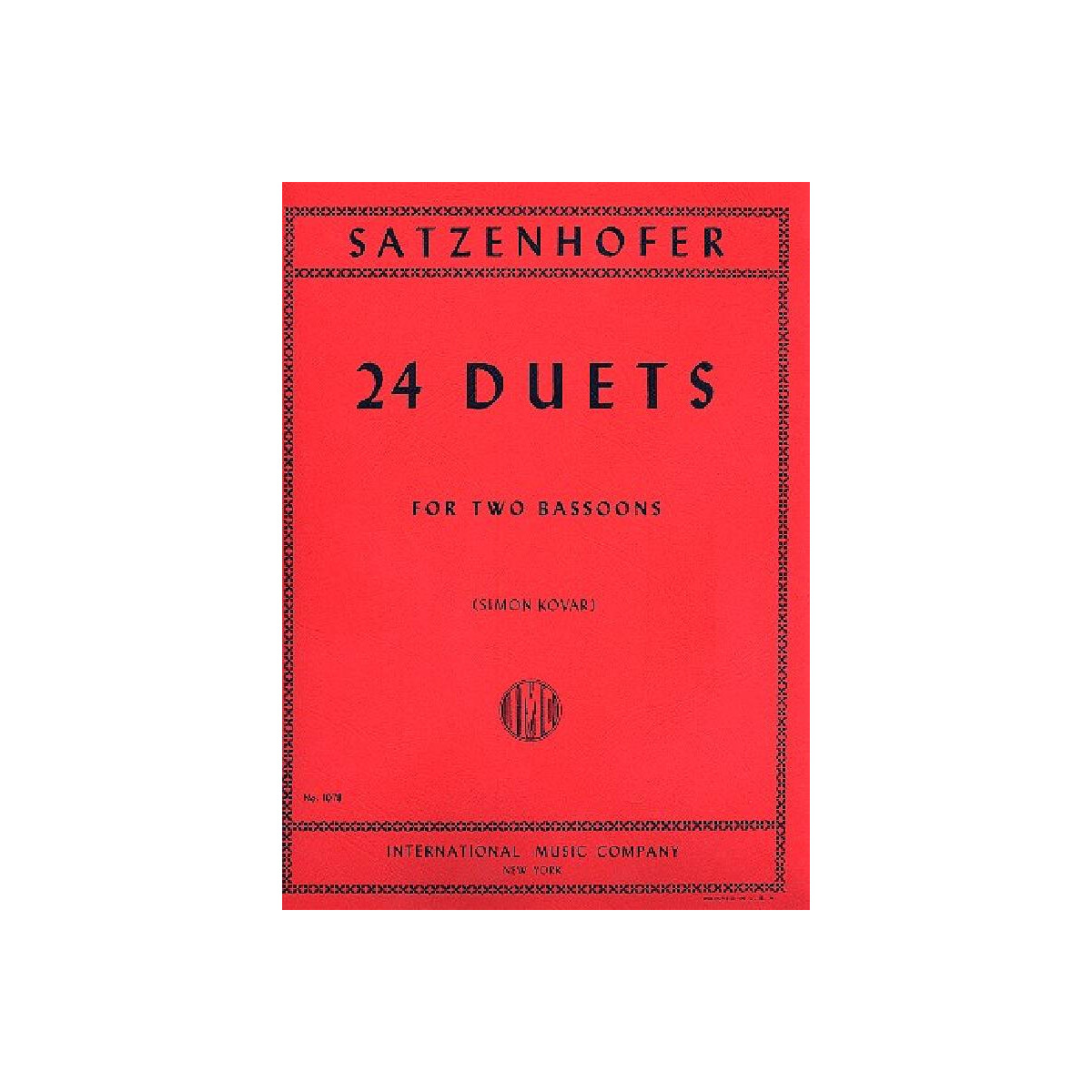24 Duets for 2 bassoons box