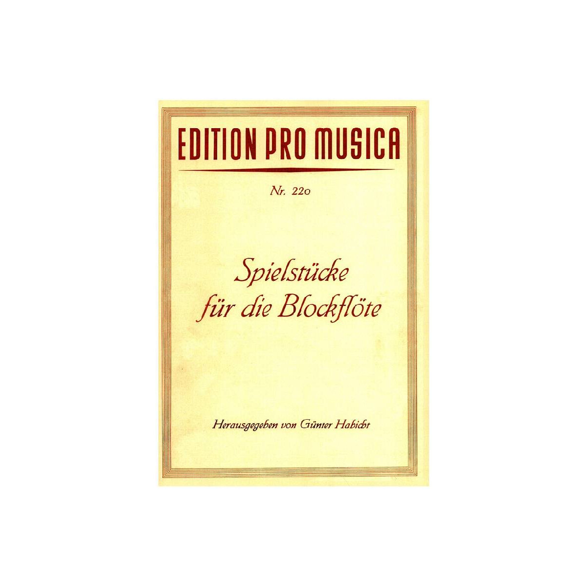 Spielstücke für die Blockflöte