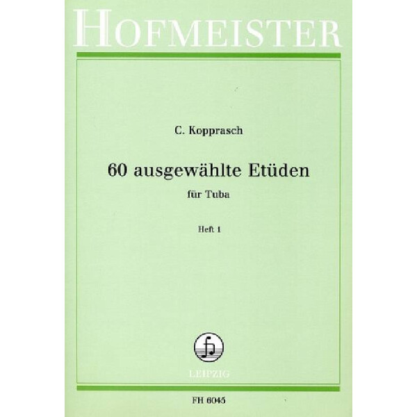 60 ausgewählte Etüden Band 1