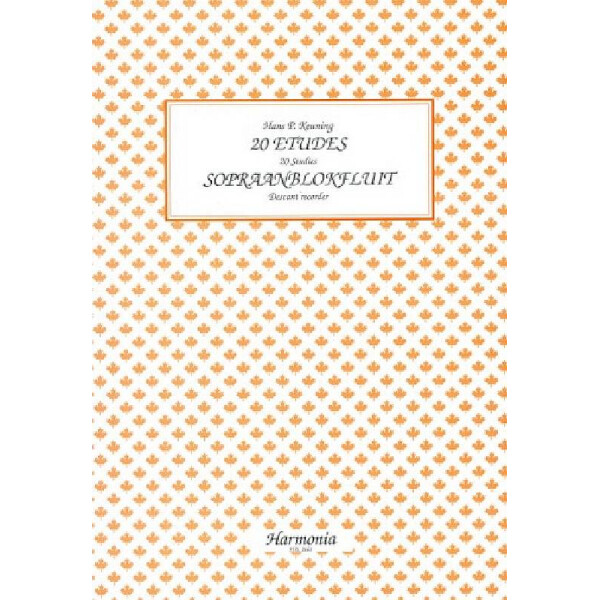 20 Etüden für Sopranblockflöte