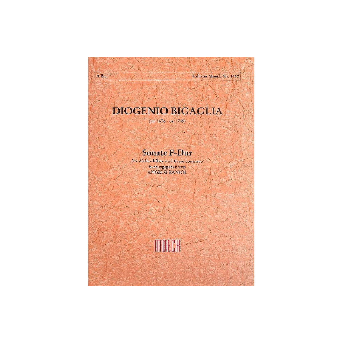 Sonate für Altblockflöte und B box