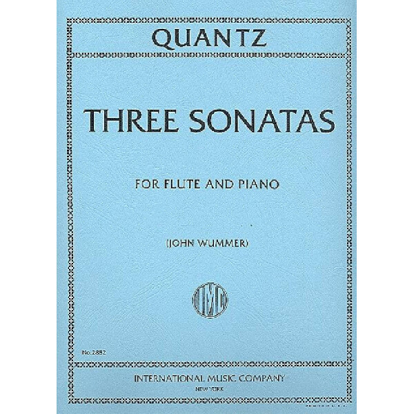 3 Sonatas for flute and piano