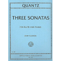 3 Sonatas for flute and piano