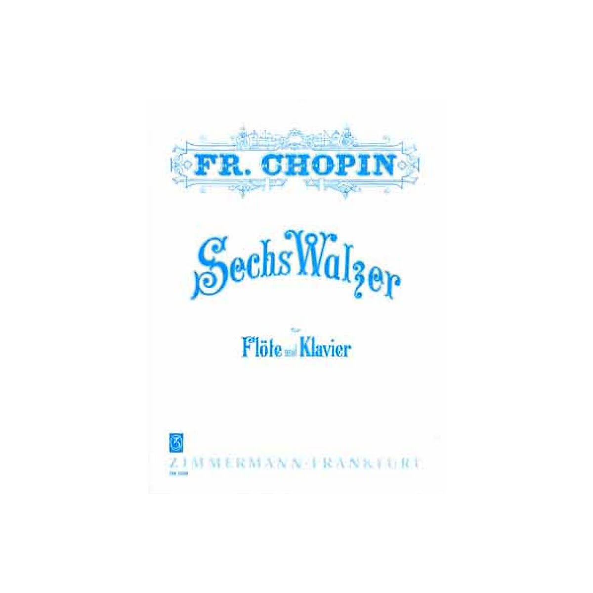 6 Walzer für Flöte und Klavier box