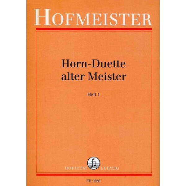 Horn-Duette alter Meister Band 1