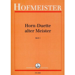 Horn-Duette alter Meister Band 1