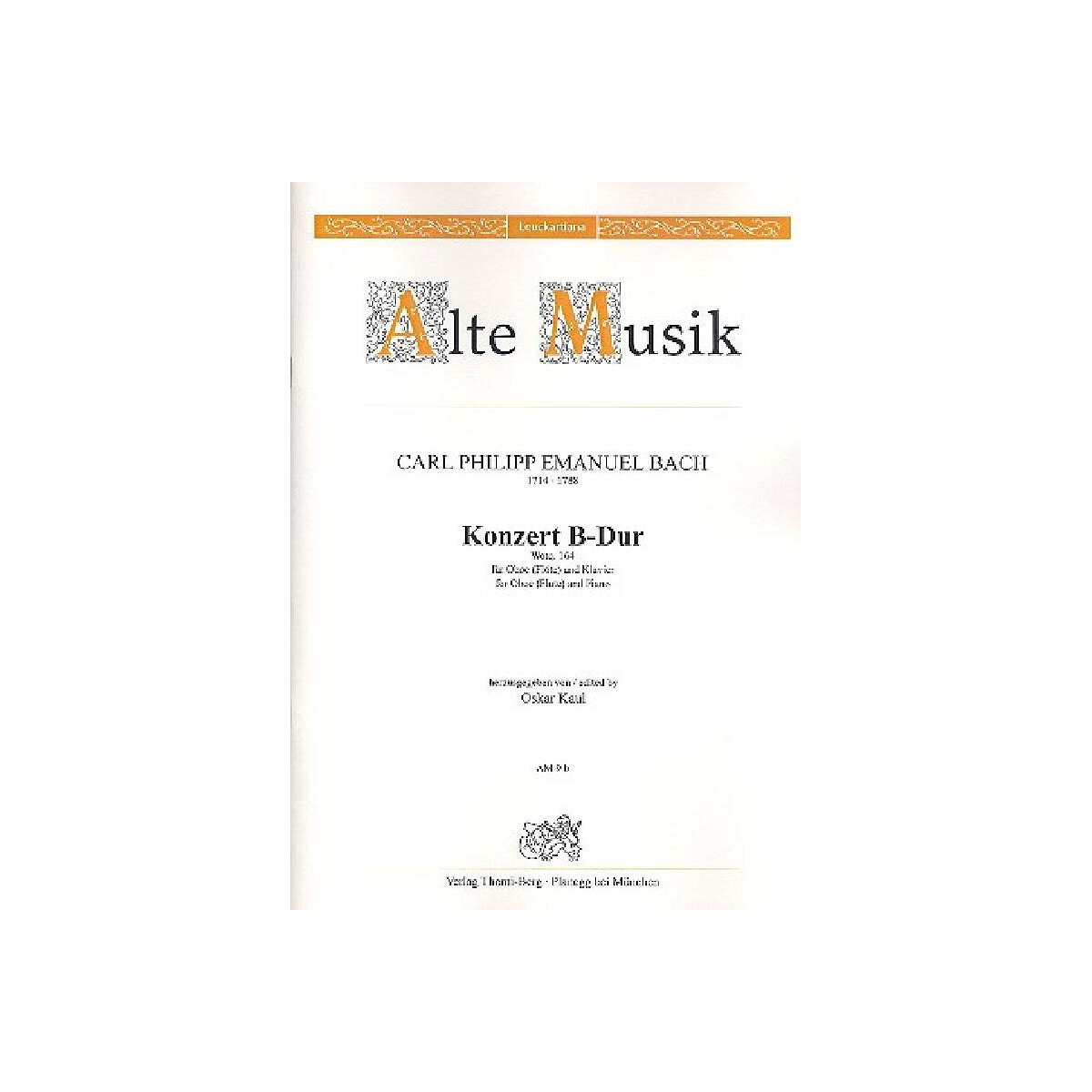 Konzert B-Dur Wq164 box