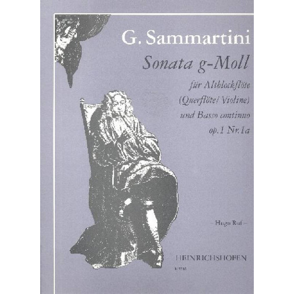 Sonate g-Moll für Altlbockflöte