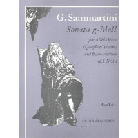 Sonate g-Moll für Altlbockflöte