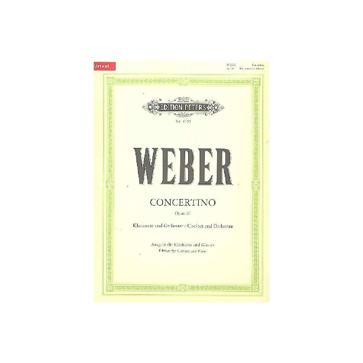 Concertino op.26 für Klarinette und box