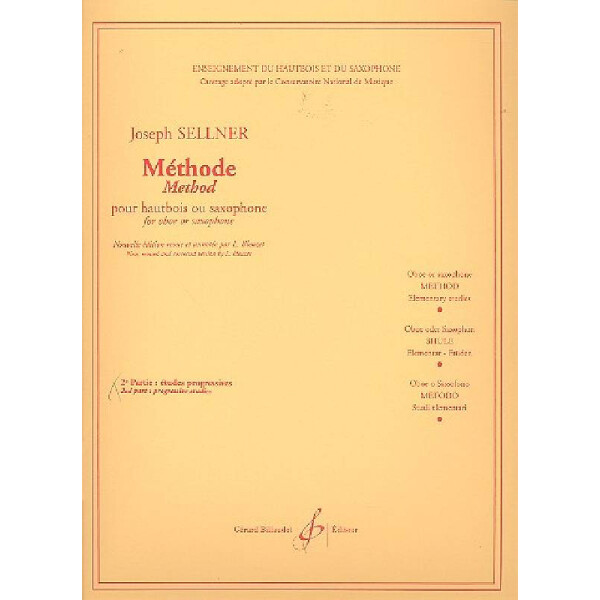 Méthode pour hautbois ou saxophone vol.2