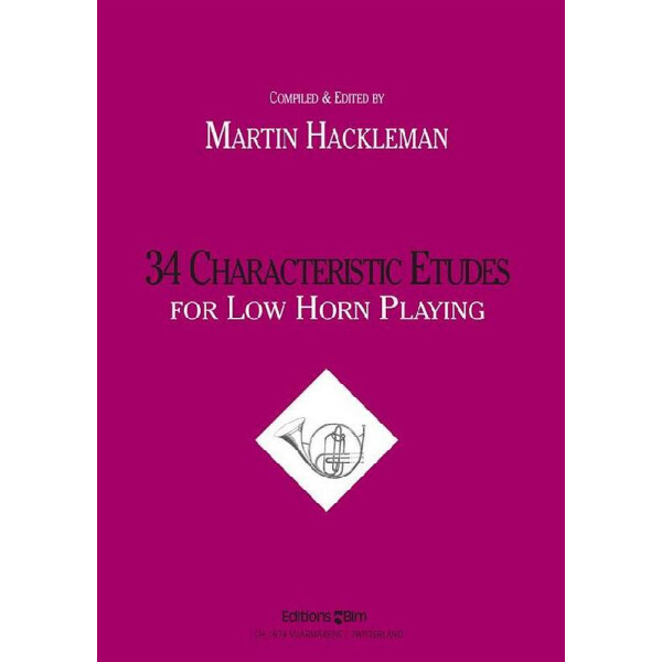 34 characteristic Etudes