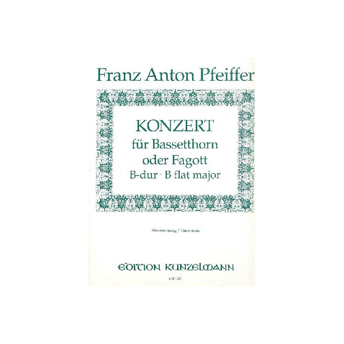 Konzert B-Dur für Bassetthorn