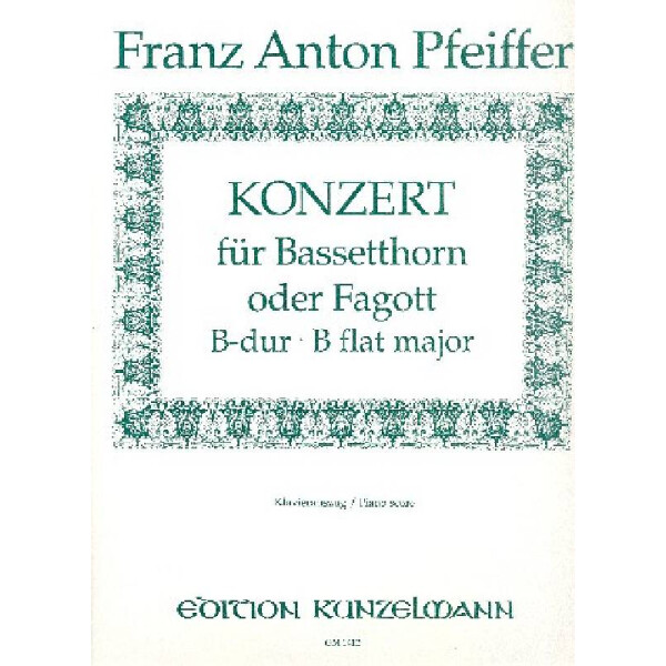 Konzert B-Dur für Bassetthorn