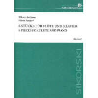 6 Stücke für Flöte und Klavier