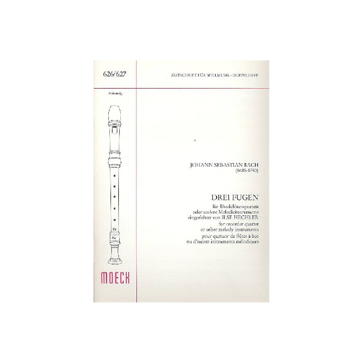 3 Fugen für 4 Blockflöten (SAT box