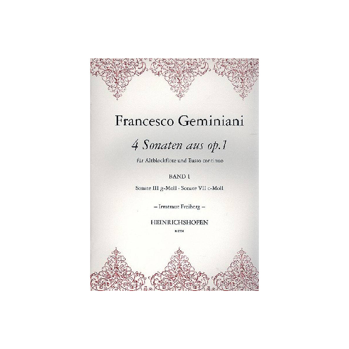 4 Sonaten aus op.1 Band 1 box